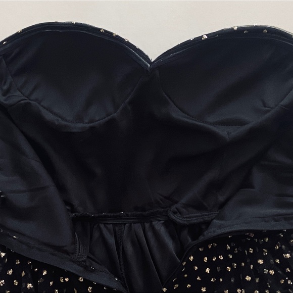 Windsor Long Black Strapless Prom Dress (M) NWOT - Picture 12 of 16